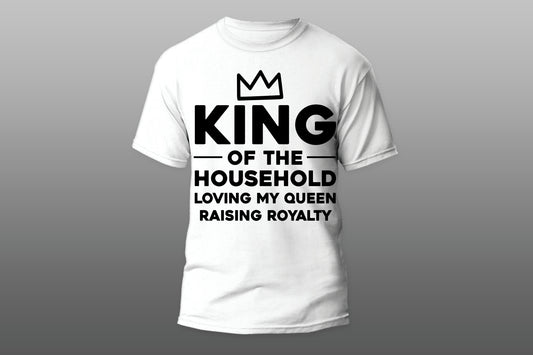 "King Of The Household"  Men  T-shirt